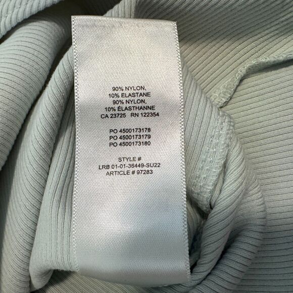 Babaton | Ribbed Bodysuit Racerback in Mint Seafoam Green Size Small Aritzia - Picture 9 of 9